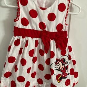 Disney Minnie Mouse dress embroidered